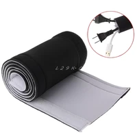cable management sleeve flexible neoprene wrap wire cord hider cover organizer