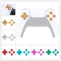 extremerate metal dpad abxy buttons custom replacement aluminum action buttons direction keys for ps5 controller