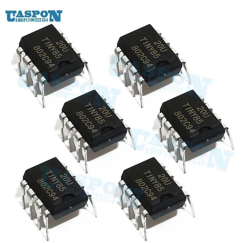 

10PCS ATTINY85-20PU DIP-8 ATTINY85 DIP8 85-20PU ATTINY85-20 DIP new and original