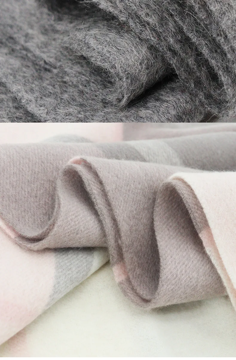 Однотонная шаль 100% большого размера шерстяной шарф для девочек модный мужской