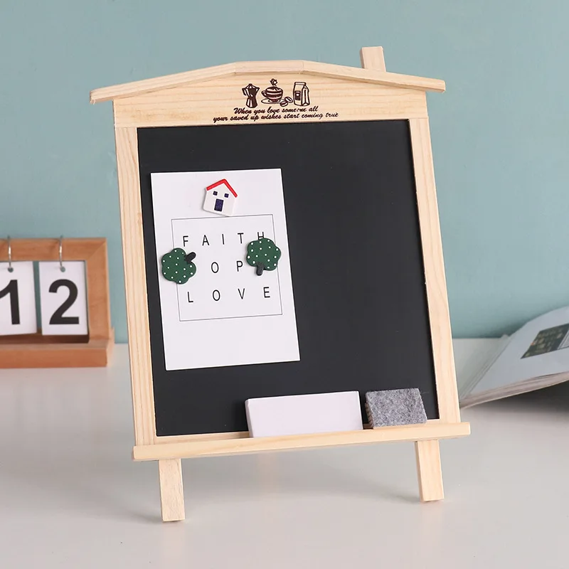 

Hot Sale Children Blackboard Colorful Wood Bracket Writing Board Lifting Folding Drawing Painting Board Education Toy