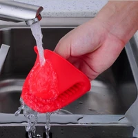 1pair dishwashing cleaning gloves magic silicone rubber dish washing glove for household scrubber kitchen clean tool