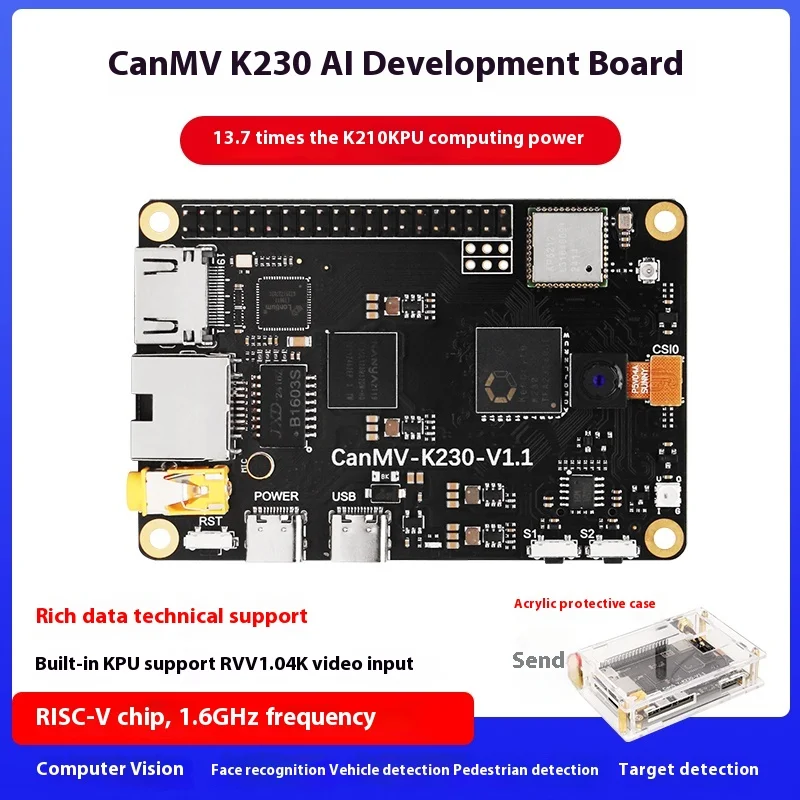 Плата разработки CanMV K230 модуль визуального распознавания камера плата быстрой AI