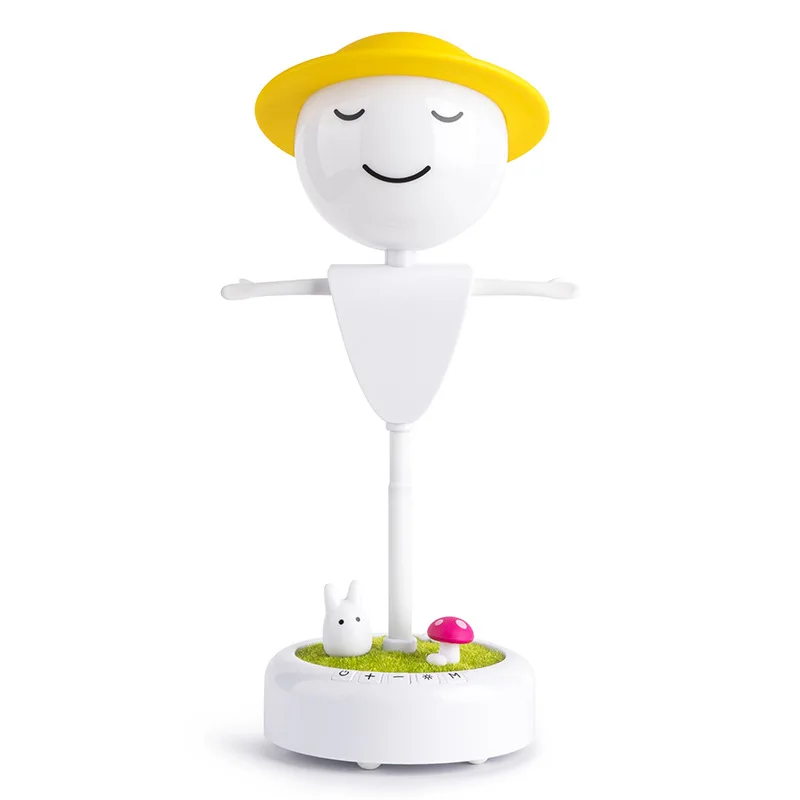 

Scarecrow Small Night Lamp Creative Vibration Touch Sensor Bedside Lamp Cute Led Bedroom Children Sleeping Light Charging