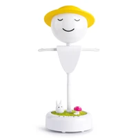 scarecrow small night lamp creative vibration touch sensor bedside lamp cute led bedroom children sleeping light charging