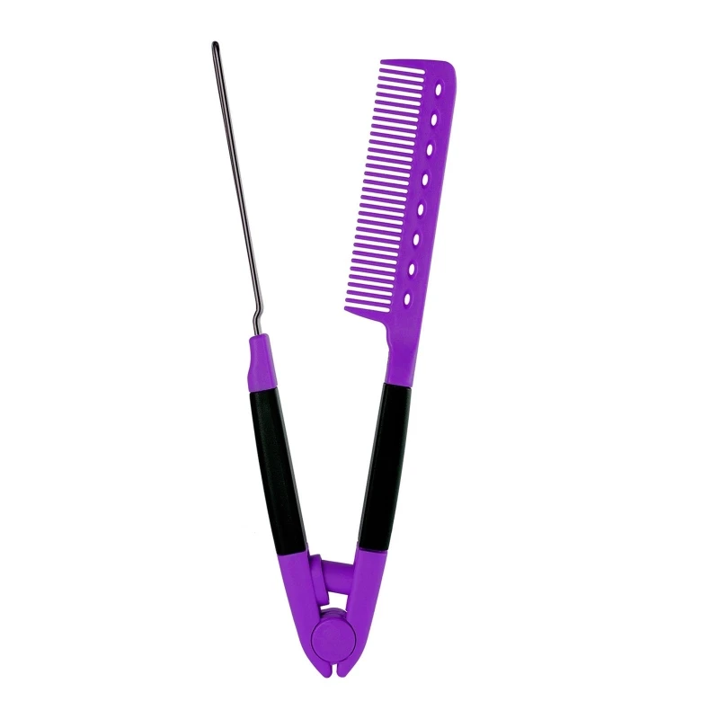 

Straightening Comb Hair Straightener Combs with A Firm Grip for Knotty Unkempt Hair Styling Comb