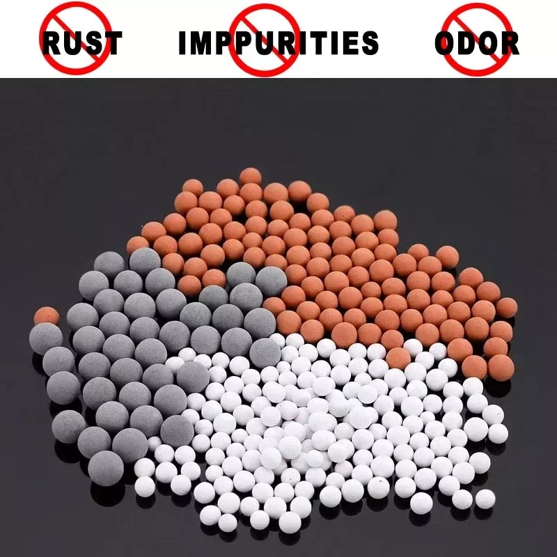 

Bathroom Accessory Shower Head Replacement Filter Balls for SPA Shower Head Anion Energy Mineralized Ball