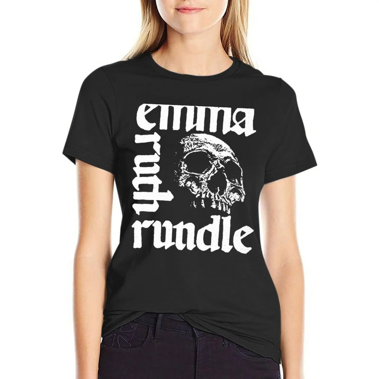 Женская футболка с принтом Эмма Рут милый летний топ