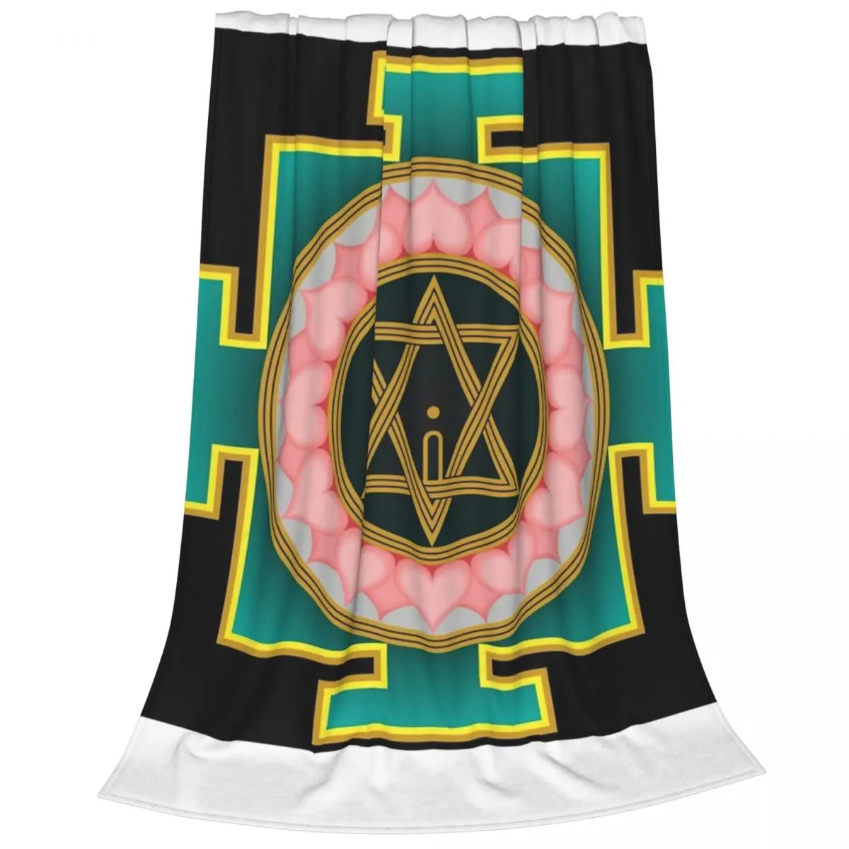 Плед Tripur Sundari Yantra покрывало на кровать аниме покрывала размер Queen