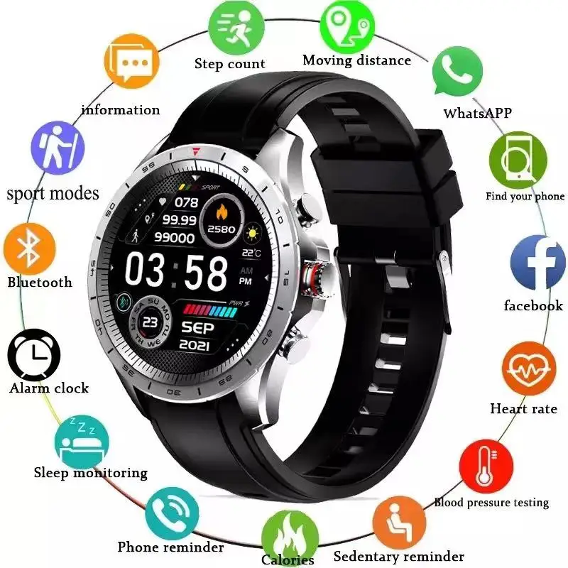 

GEJIAN GST Smart Watch Men Women Watch Blood Oxygen Heart Rate Sleep Monitor 2022 Sport Models Custom Watch Face Global Version