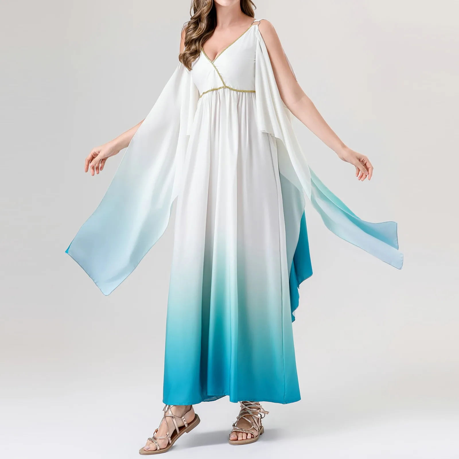 Платье греческой богини женское длинное платье для косплея костюм Хэллоуина