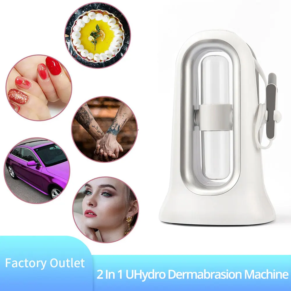 2 In 1 Hydro Dermabrasion Machine Facial Bubble Microdermabrasion Device Oxigen Jet for Spa Face Lifting Beauty Skin Care Tools