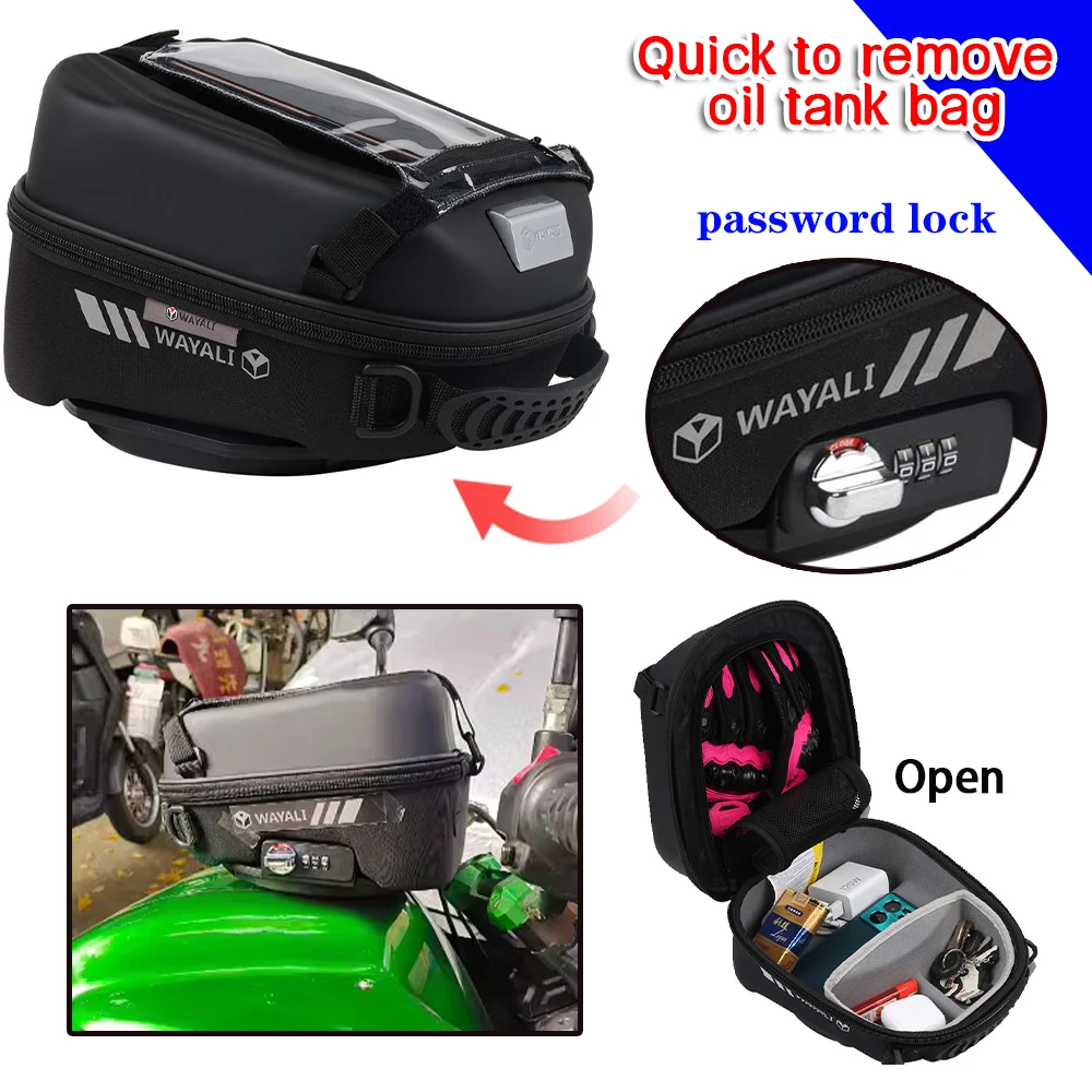 Для KAWASAKI Ninja 1000SX 250 400 H2 R SX SE ZX-6R ZX6R фотоаксессуары емкость сумка для багажа