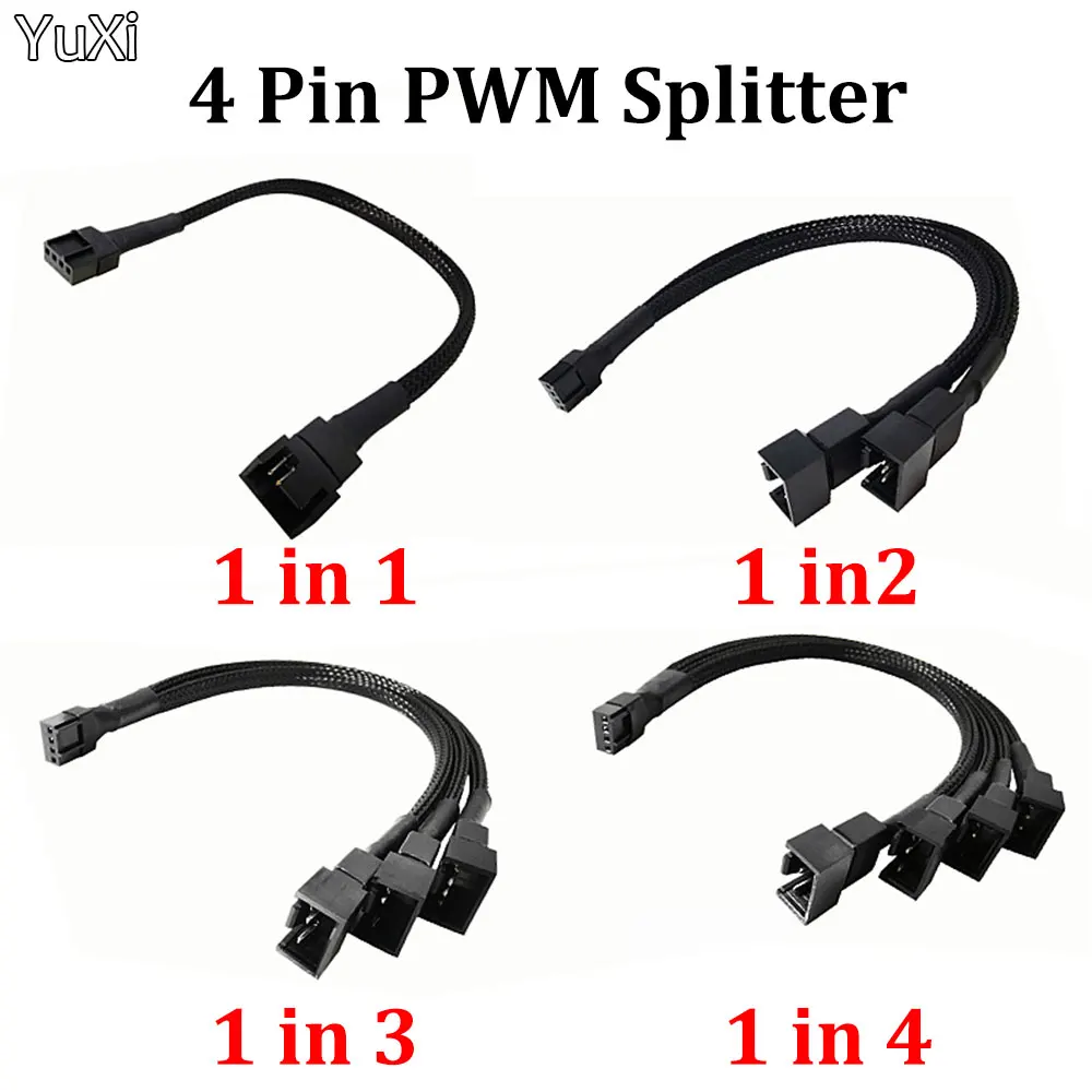 2 шт. 4-контактный удлинитель для процессора 1/2/3/4