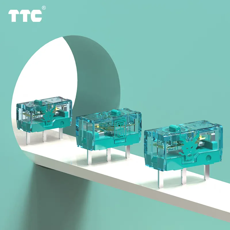 Фото Микропереключатель для пылезащитной мыши TTC Qinglong Wuji, совместимый с кнопками Razer Logitech g102g304g403g502. №2