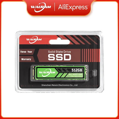 Внутренний жесткий диск Walram M.2 SATA 128 ГБ 256 ГБ 512 ГБ SSD ТБ M2 ssd 256 Гб m.2 SATA SSD внутренний жесткий диск для ноутбука и настольного ПК MSI