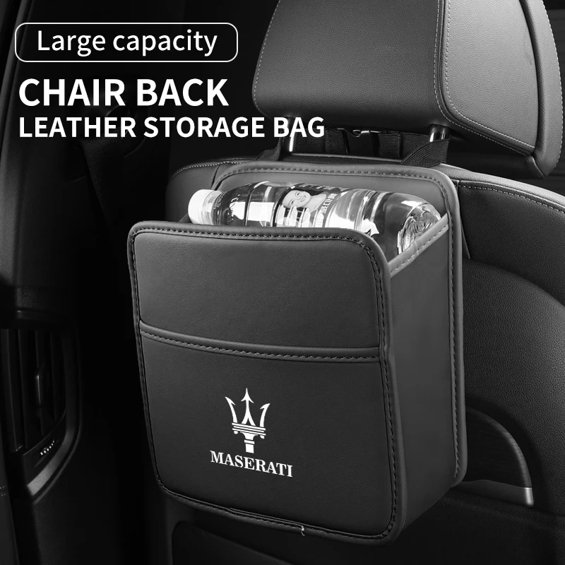 

Car Back Seat Orangizer Protector Hanging Waterproof Storage Bag For Maserati Ghibli MC20 President GranCabrio Spyder Levante