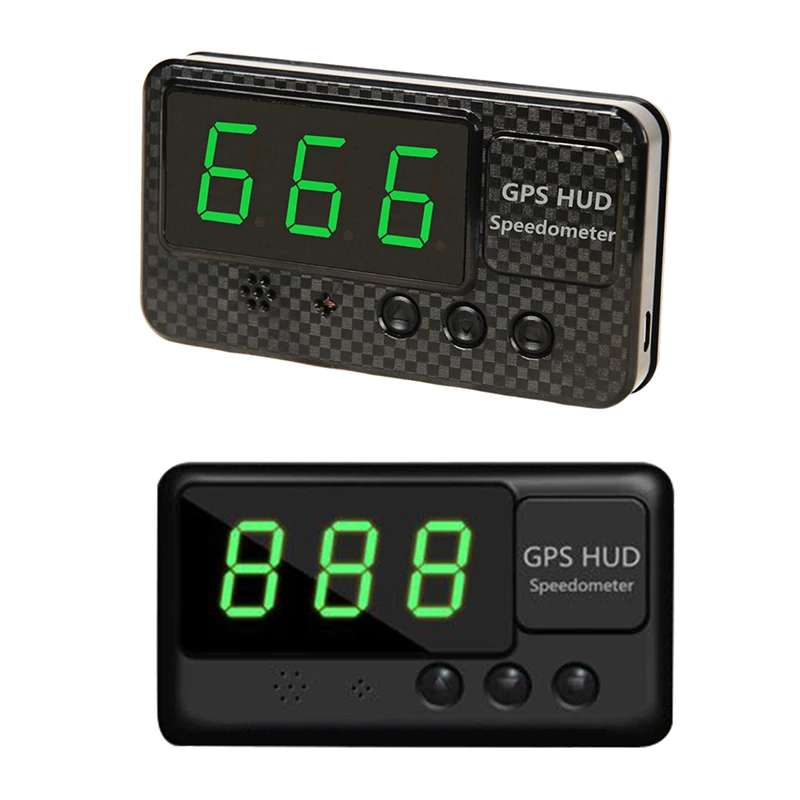 

Universal GPS Head Up Display Speedometer Odometer Digital Speed Display MPH Over Speed Alarm Clock