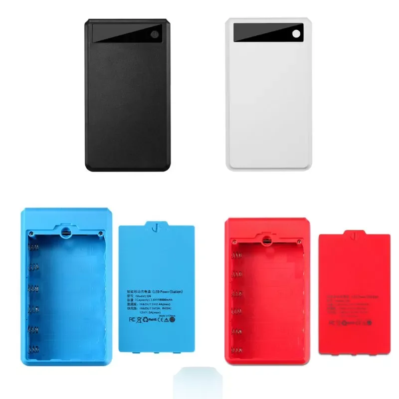 

2022NEW DIY 6x 18650 Case Power Bank Shell Battery Charge Storage Box Without Battery 95AD