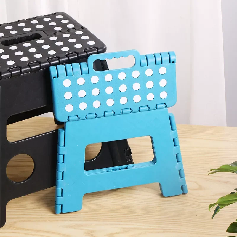 

Multi Functional Folding Stool Portable Small Stool Plastic Bench Household Folding Telescopic Stool Outdoor Fishing Chair