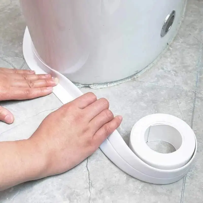 

Bathroom Shower Sink Bath Sealing Tapes PVC Adhesive Sealing Strips Waterproof Wall Stickers for Bathroom Kitchen Sealant Tape