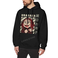 my hero academia uraraka ochako vintage boku no hero academia anime hoodie sweatshirts harajuku clothes 100 cotton streetwear