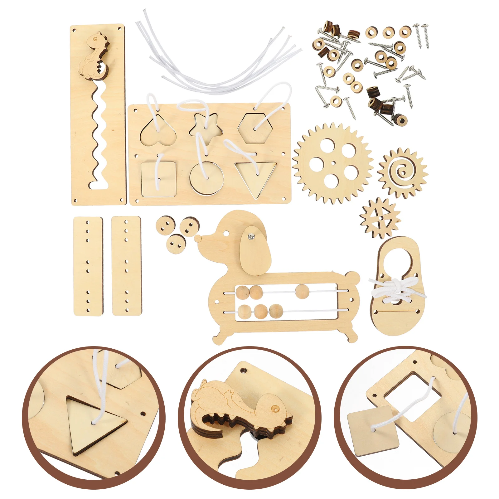 

6 комплектов, Детская Развивающая игрушка «сделай сам»