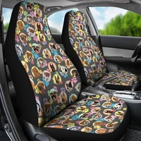 dogs galore car seat covers paw prints 094209pack of 2 universal front seat protective cover
