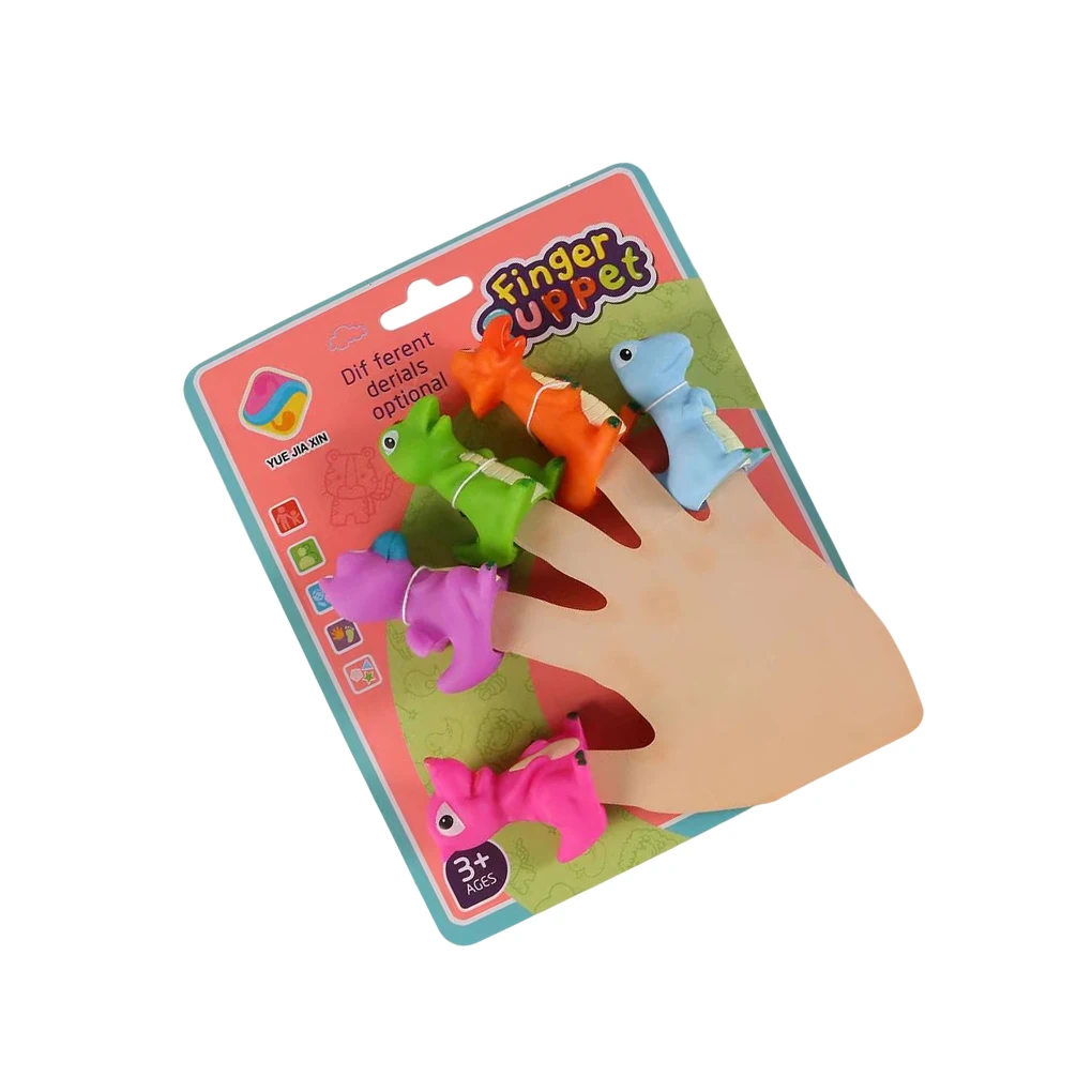 

5Pcs Kids Hand Puppets Touch Interactive Educational Theater Toys Cartoon Hand Doll Toys Girls Kindergarten Farm animals