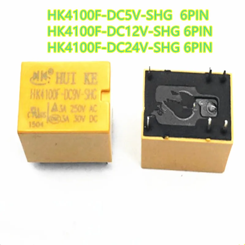 

50 шт./лот, реле сигнала, фотолампа, 5 В, 9 В, 12 В, 24 В, 3 А, В переменного тока, 6 контактов