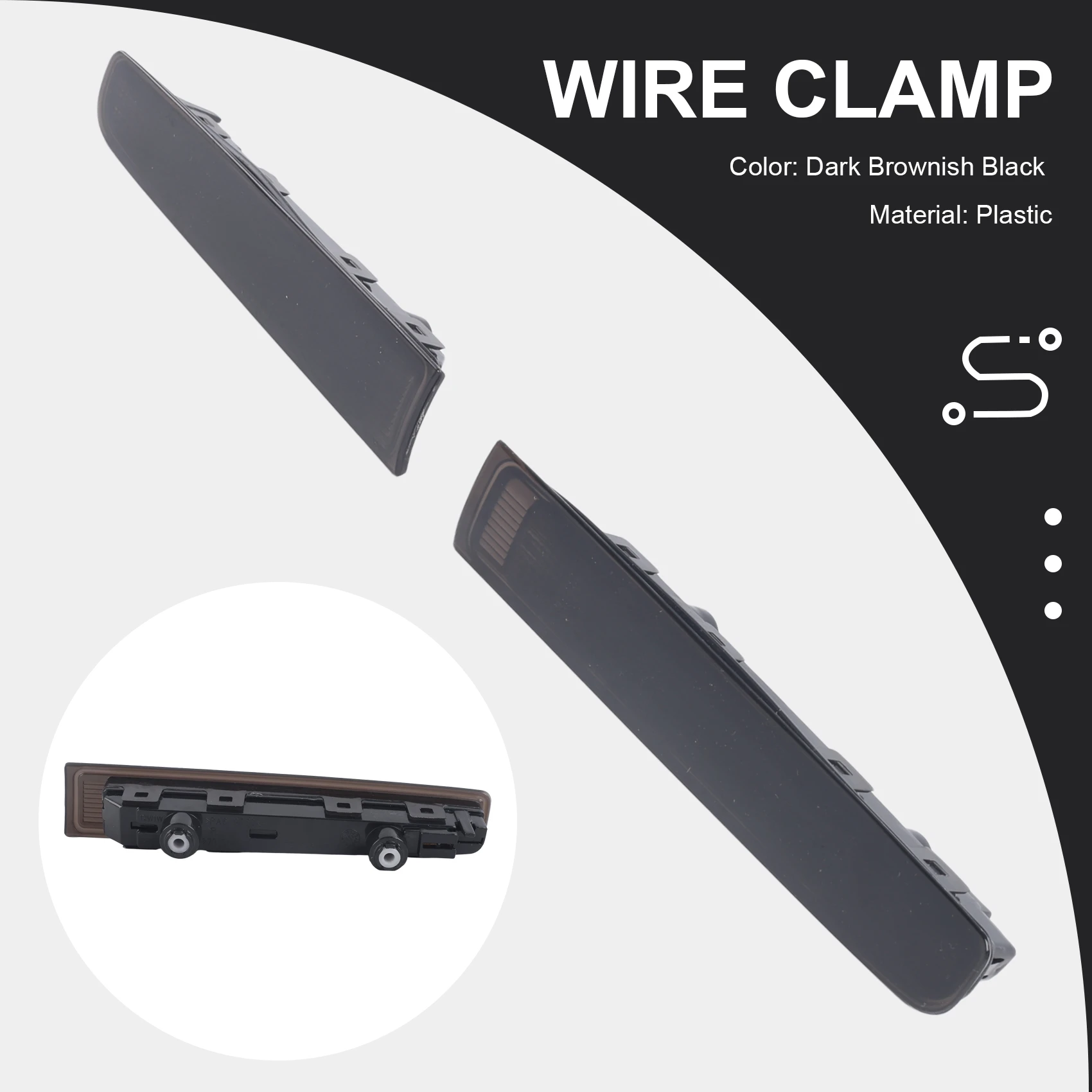 Фото Светодиодный стоп-сигнал ABTC-Black Lens LED High Level L+R для VW T5 T6 Transporter Barn Door 2003 года выпуска и новее №2
