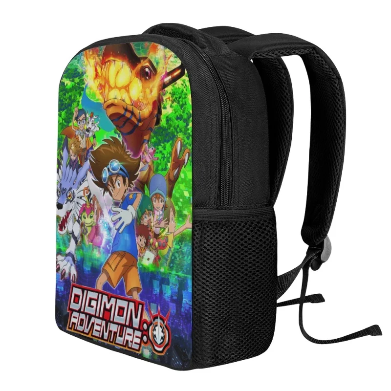 Twoheartsgirl Anime Digimon School Bag for Kids Boys Cartoon Backpack Pencil Bag Set Toddler Children Mini Schoolbags Pencilcase