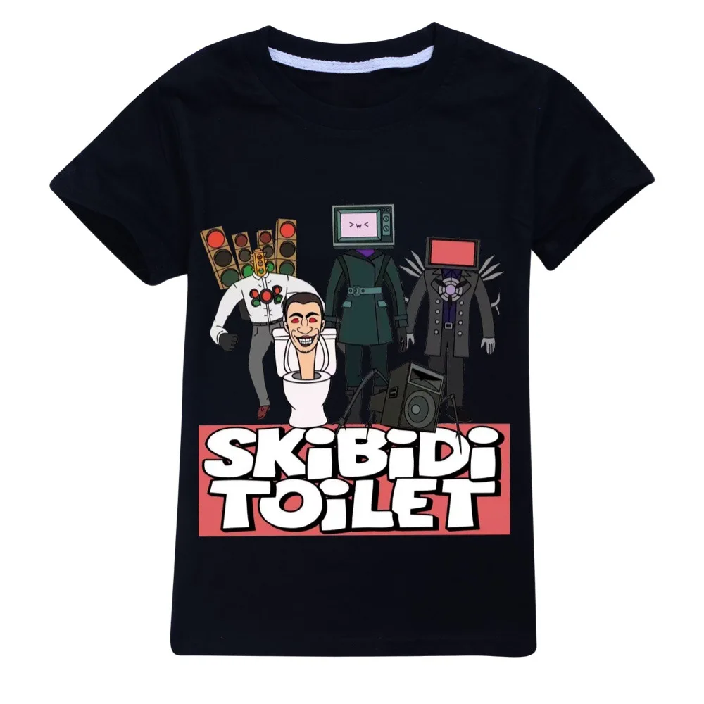 Детская спортивная футболка Skibidi Toilet полиэстер