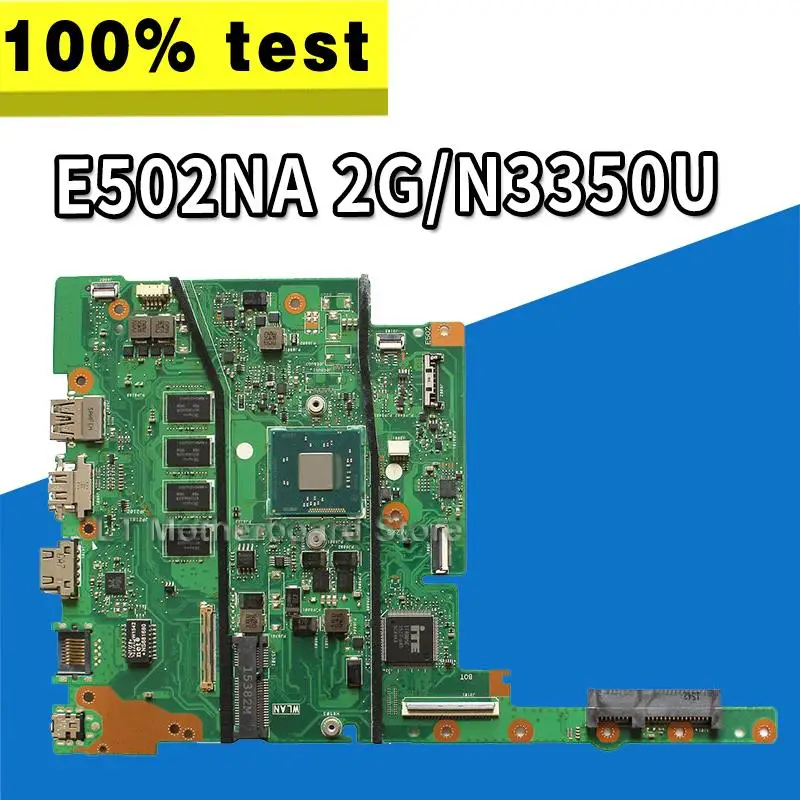 

E402NA Motherboard E402NA 2GB RAM N3350 mainboard For Asus E402N E402NA laptop Motherboard Test OK