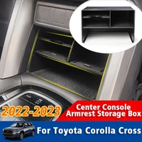 car center console armrest storage box for toyota corolla cross 2022 2023 stowing tidying interior accessories