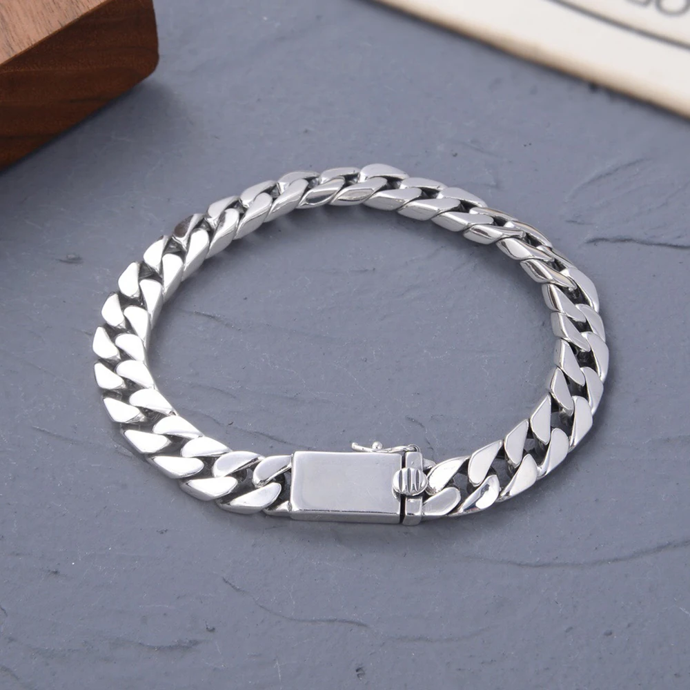 Браслет из серебра 925 пробы 8 мм