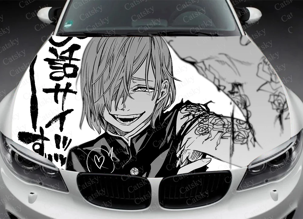 

Kugisaki Nobara Car Decal Graphics Vinyl decal Cover Pattern Packaging Decal custom DIY design hood engine Decal Stickers