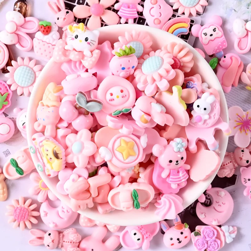 Резиновые Аксессуары Мультяшный Кремовый Клей Имитация Модной Полиэстеровой