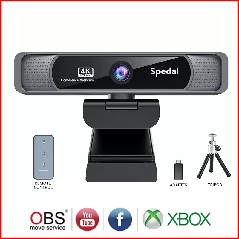 

Новая веб-камера FF931 HD 4K, широкоугольная веб-камера 120 с микрофоном и дистанционным управлением, веб-камера для потоковой передачи данных для...