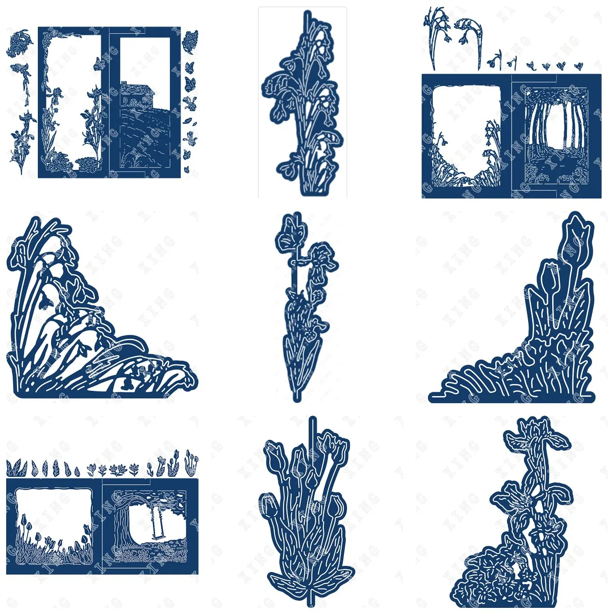 

2022 New Craft Metal Cutting Dies Spring Symphony Mold Diy Scrapbooking Cut Die Paper Card Gift Knife Mould Blade Punch Stencils