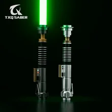 TXQSABER Luke Skywalker Heavy Dueling Lightsaber Colors Changing Ghost Effects Cosplay Jedi Smooth Swing Laser Sword Toys