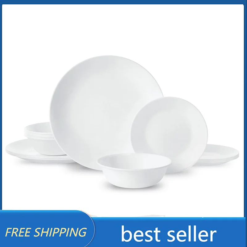 Home/Kitchen/Dining Corelle Winter Frost White, Round 12-Pie