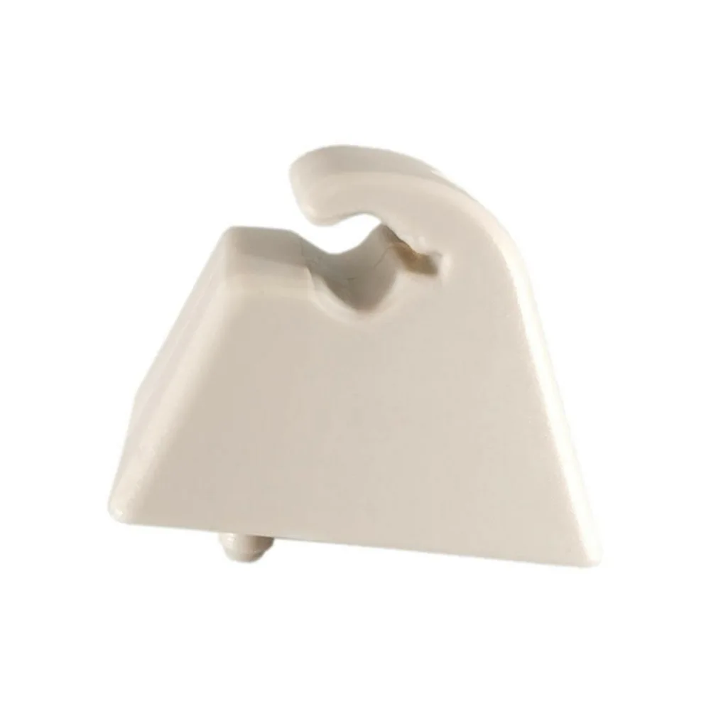 

New Sun Visor Clip Holder Clip Sun Visor Clip SunVisor Clip 1 Pair ABS Beige Easy Installation Front High-quality