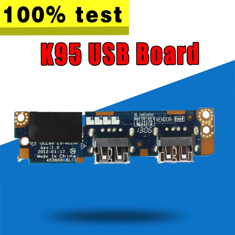 

For Asus K95V K95VB K95VJ K95VM A95V A95VB A95VJ A95VM R900V USB Board IO Board