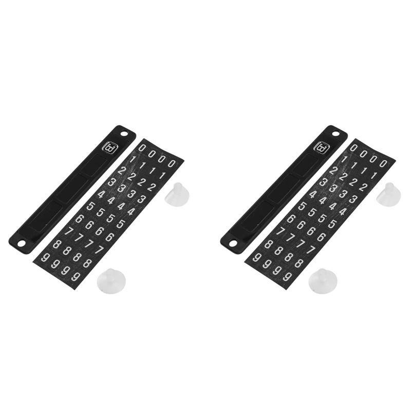 

2X светящиеся магнитные наклейки с номером для Kia Rio K2 Soul Mazda 3 6