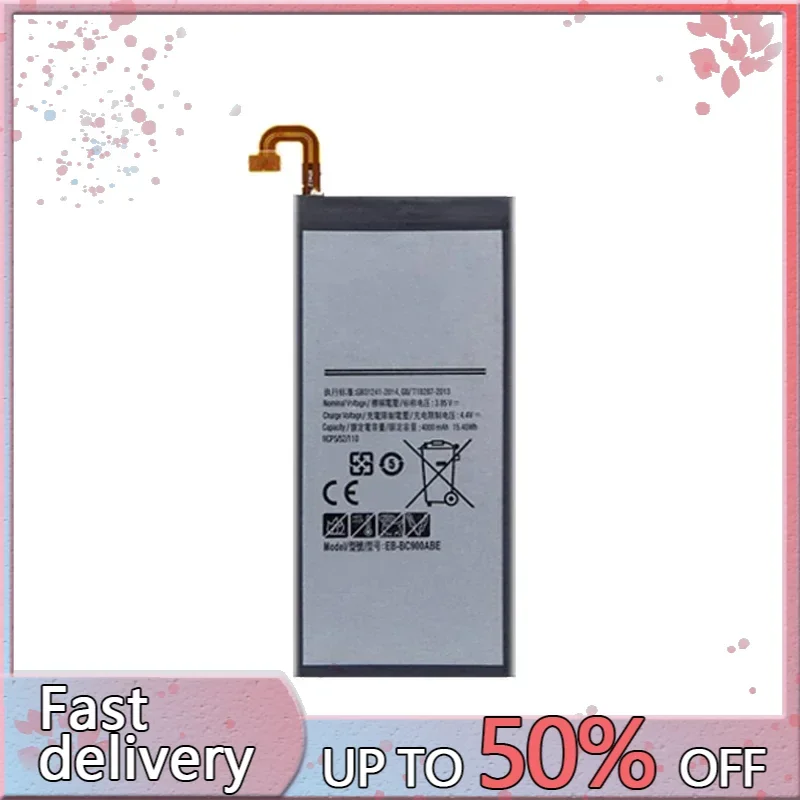Сменный аккумулятор емкостью 4000 мАч EB-BC900ABE для Samsung Galaxy C9pro C9 Pro Duos SM-C9000 SM-C9008 SM-C900F