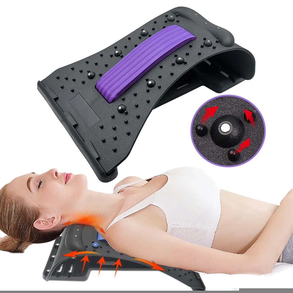 

Magnetic Neck And Back Massager Stretcher Relief Spine Lumbar Shoulder Pain Cervical Pillow Relax Body Therapy Fitness Equipment