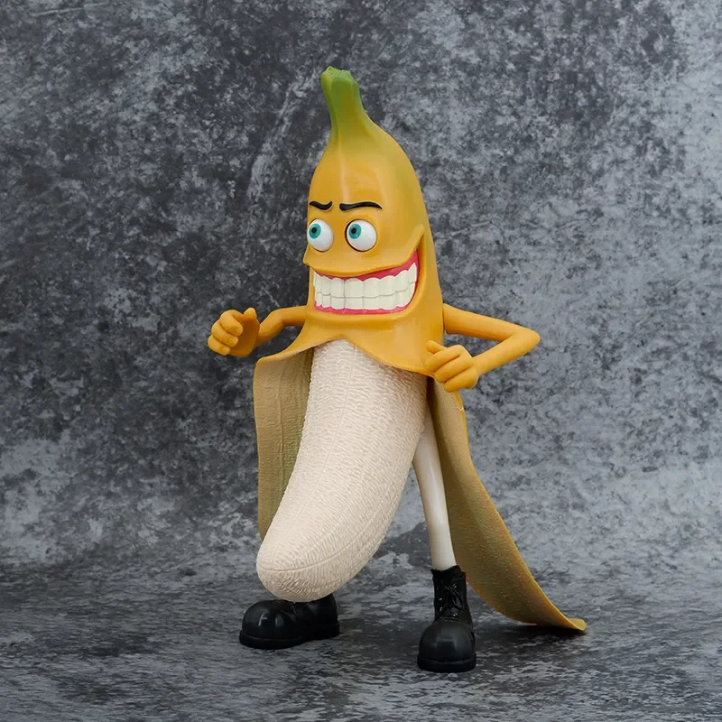 

Anime Figure Cute Spoof Mr Banana Evil Hand Office Model Tide Play Boxed And Girls Funny Craft Toys For Boy Kawaii Stuff Gift