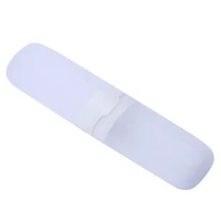 travel toothbrush case stretchable toothpaste holder container anti bacterial adjustable box transparent white