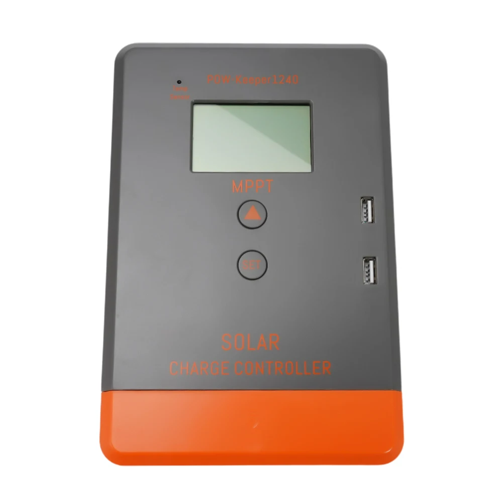 

MPPT Solar Charge Controller 12V 24V 40A Solar Panel Battery Regulator LCD Display Load Control Modes Dual USB Charging